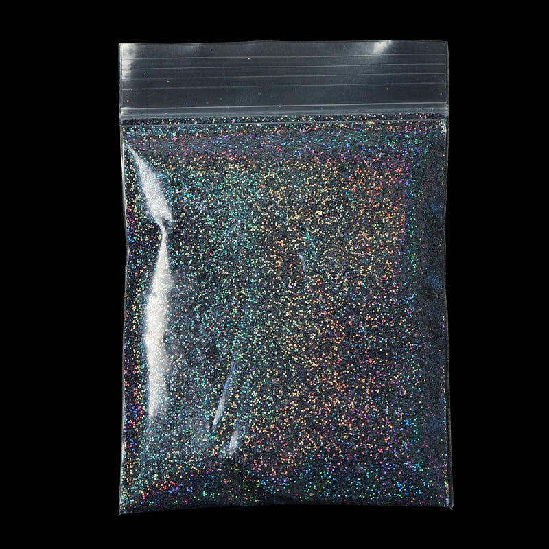 10g Holographic Glitter For Epoxy Resin Filling Laser Gold Silver Fine Powder Loose Sequins Silicone Mold Tumbler Art DIY Crafts