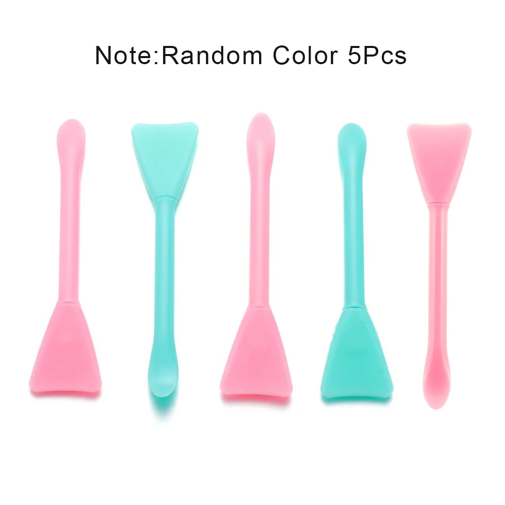 2/5Pcs Multifunction Stirring Brush Soft Silicone Brush Powder Spoon Epoxy Resin Tools for DIY Resin Mold Easy To Clean Glue