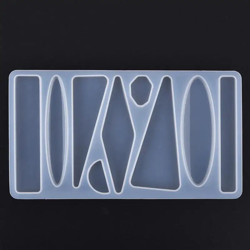 DIY Epoxy Resin Hair Clip Hairpin Silicone Mold Handmade Crystal Resin Casting Molds Resin Jewelry Making Resin Casting Moulds