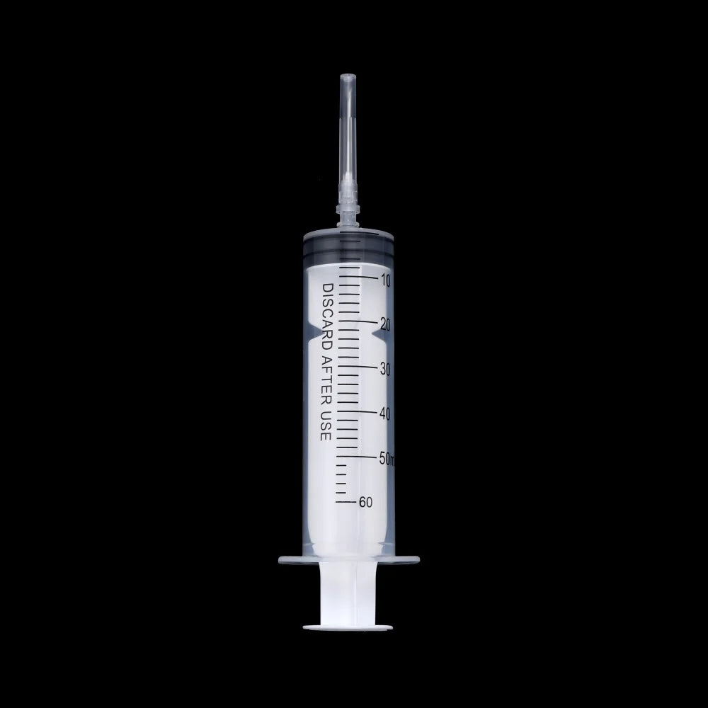 1Pcs 3-60ml Reusable Plastic Syringe with Dispense Needle Liquid Injection Pipette Tools For DIY Epoxy Resin Jewelry Making Tool