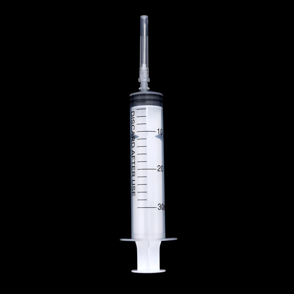 1Pcs 3-60ml Reusable Plastic Syringe with Dispense Needle Liquid Injection Pipette Tools For DIY Epoxy Resin Jewelry Making Tool