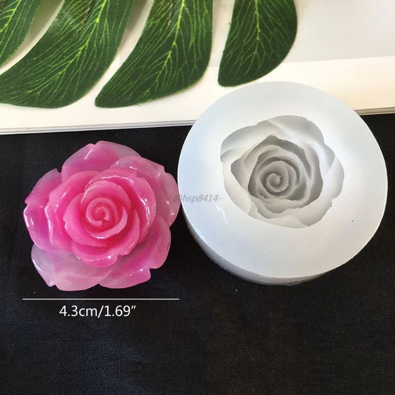 DIY Flower Silicone Molds Epoxy Resin Camellia Peony Daisy Lotus Flower Jewlery Making Tools