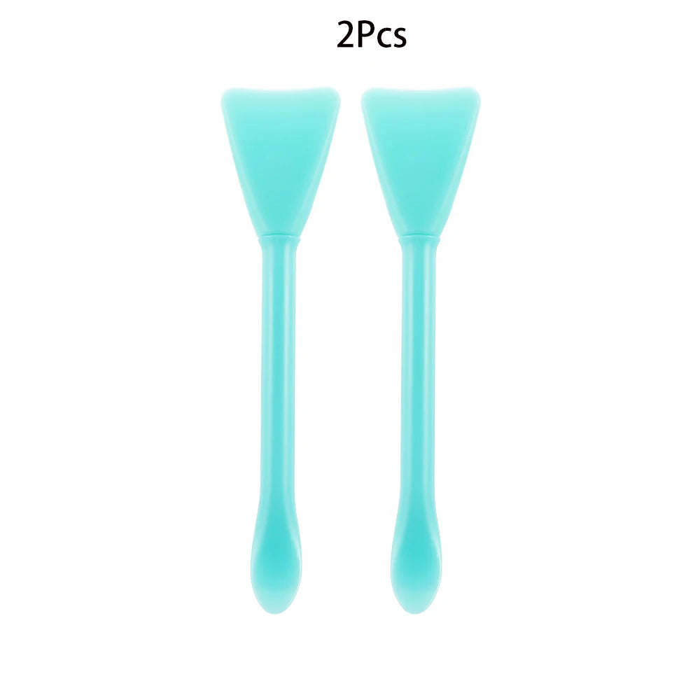 2/5Pcs Multifunction Stirring Brush Soft Silicone Brush Powder Spoon Epoxy Resin Tools for DIY Resin Mold Easy To Clean Glue