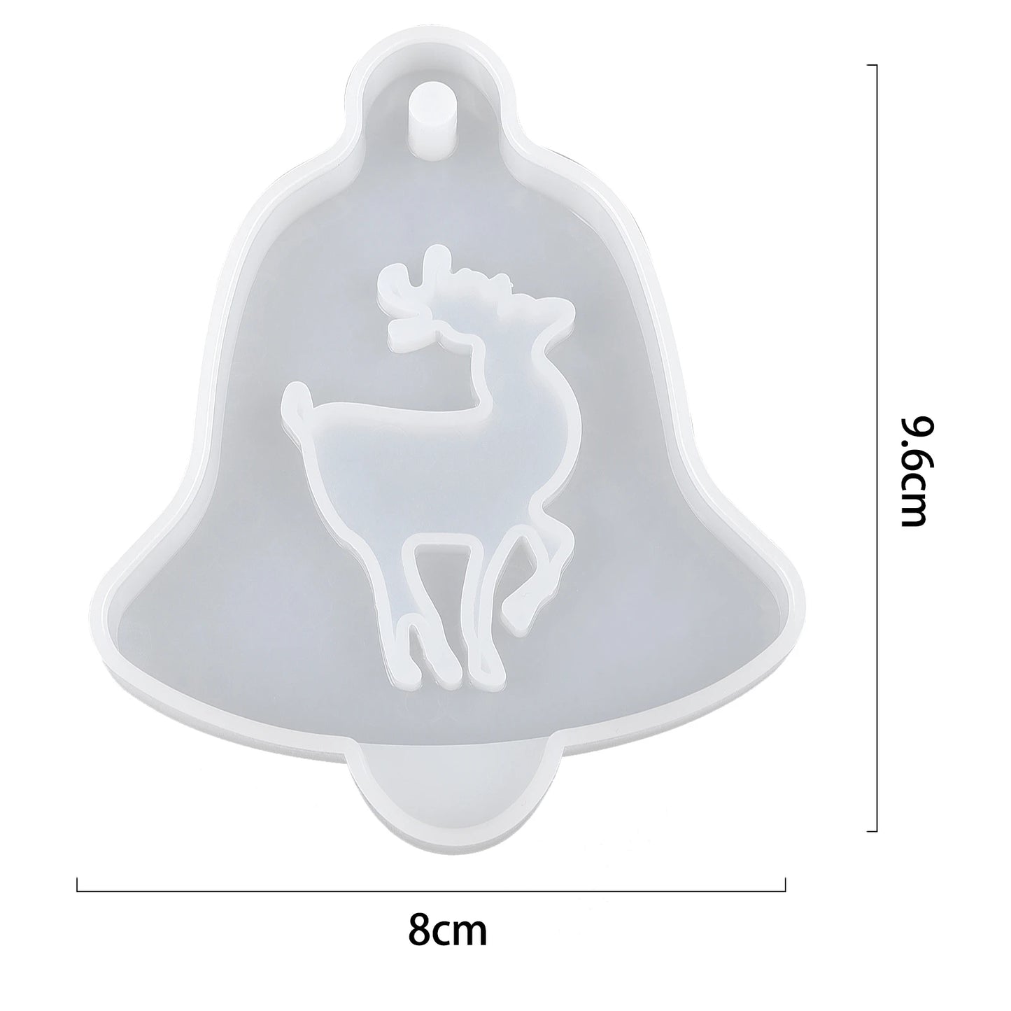 Christmas Mold DIY Resin Crystal Epoxy Mold Snowflake Elk Pendant Keychain Listing Jewelry Silicone Mold Set For Resin