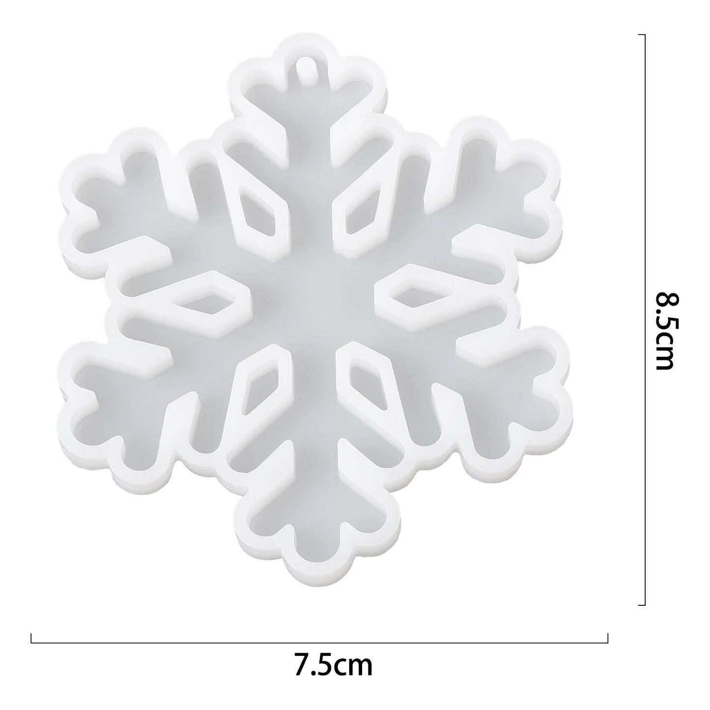 Christmas Mold DIY Resin Crystal Epoxy Mold Snowflake Elk Pendant Keychain Listing Jewelry Silicone Mold Set For Resin