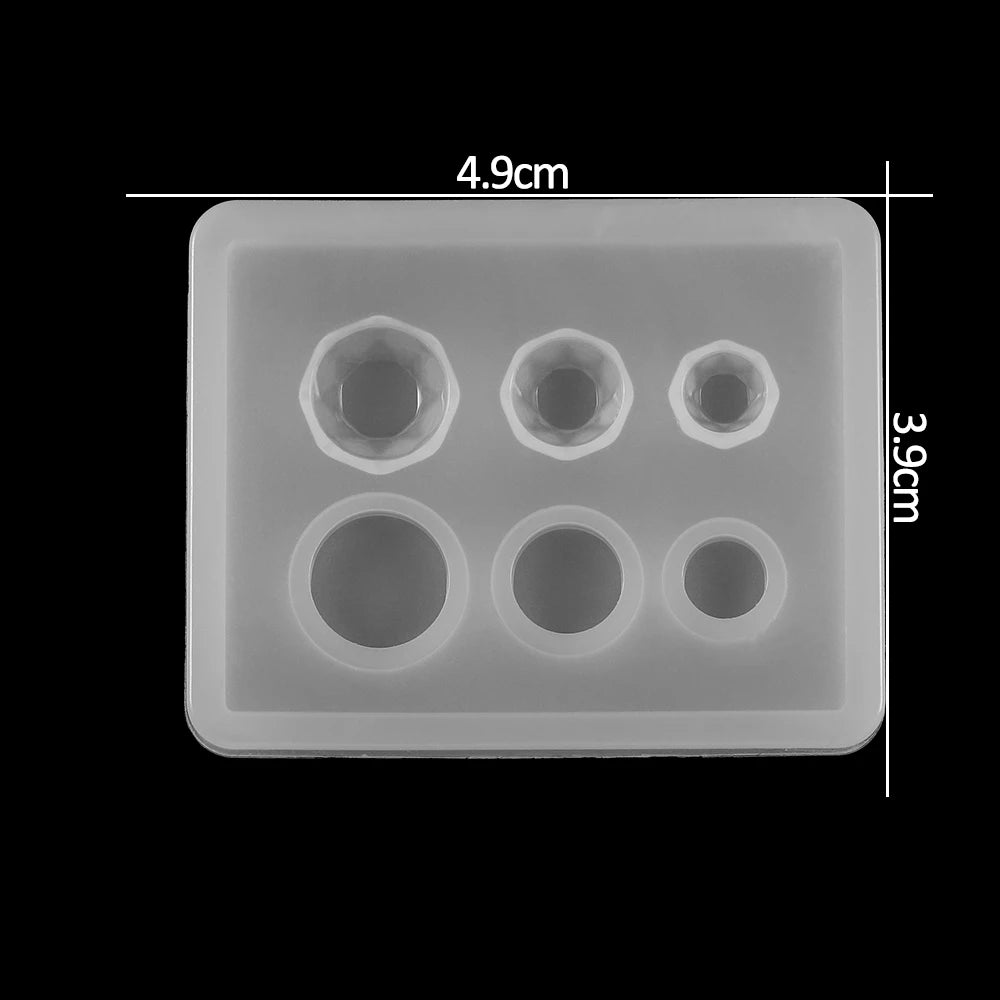 1Pcs Heart Love Pendant Epoxy Casting Molds Kits Mixed Style UV Silicone Resin Molds For DIY Jewelry Making Findings Supplies