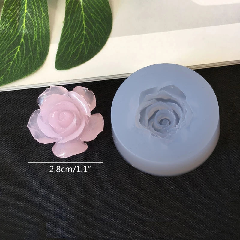 10 Styles 3D Flower Silicone Mold Resin Camellia Peony Daisy Lotus Flower Pendant Jewlery Making Tools Epoxy Resin Molds