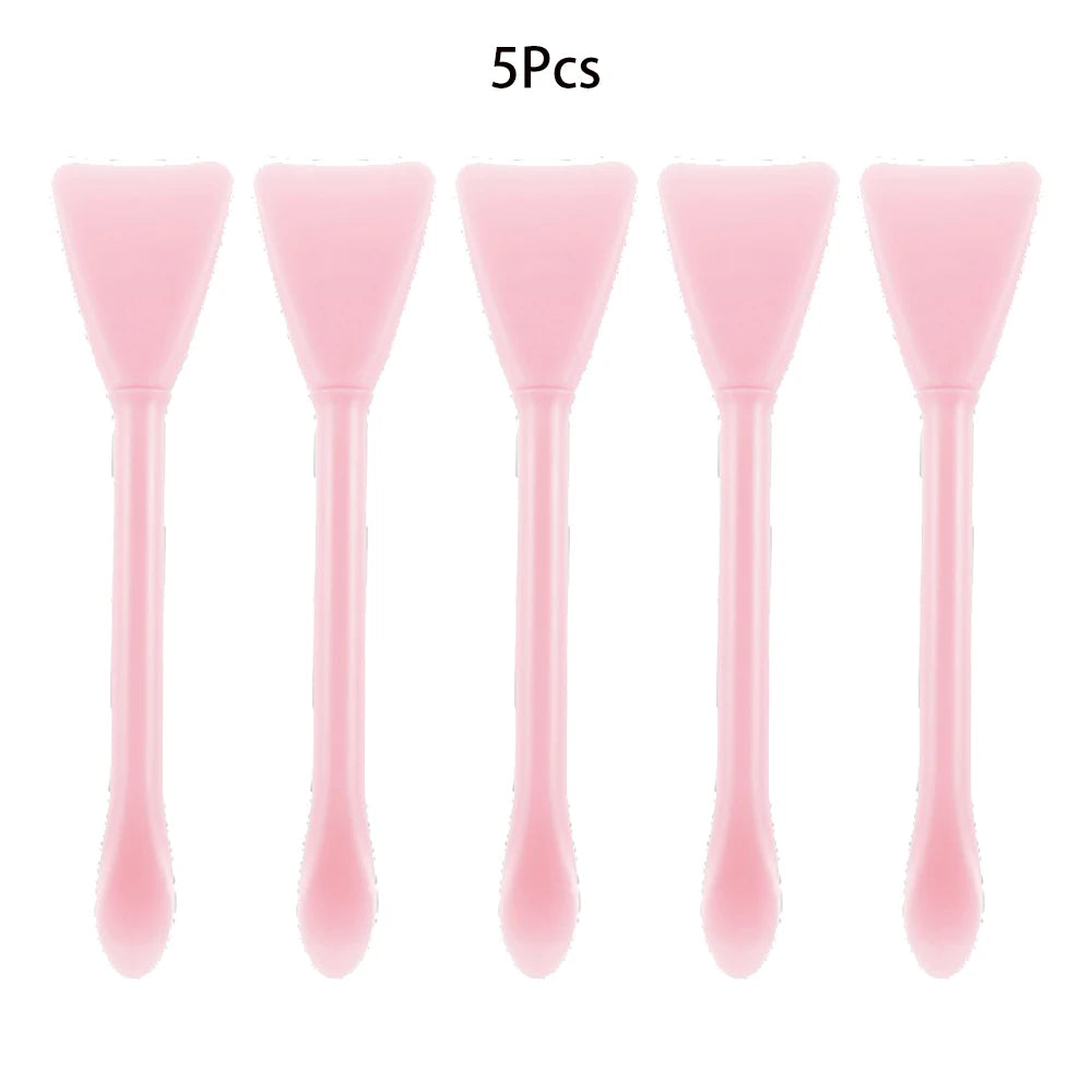 2/5Pcs Multifunction Stirring Brush Soft Silicone Brush Powder Spoon Epoxy Resin Tools for DIY Resin Mold Easy To Clean Glue