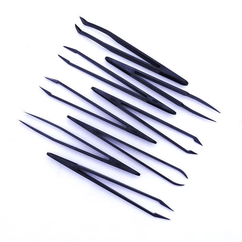 4/8Pcs Epoxy Resin Jewelry Tool Set Tweezers Anti-Static Plastic Precision For DIY Epoxy Resin Mold Jewelry Components Supplies