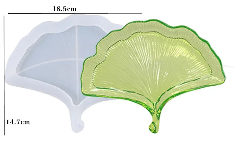 DIY Crystal Silicone Mold Three-layer Fruit Plate Tea Plate Disc Epoxy Resin Molds Cup Pad Mould For Resin Art Home Decoration