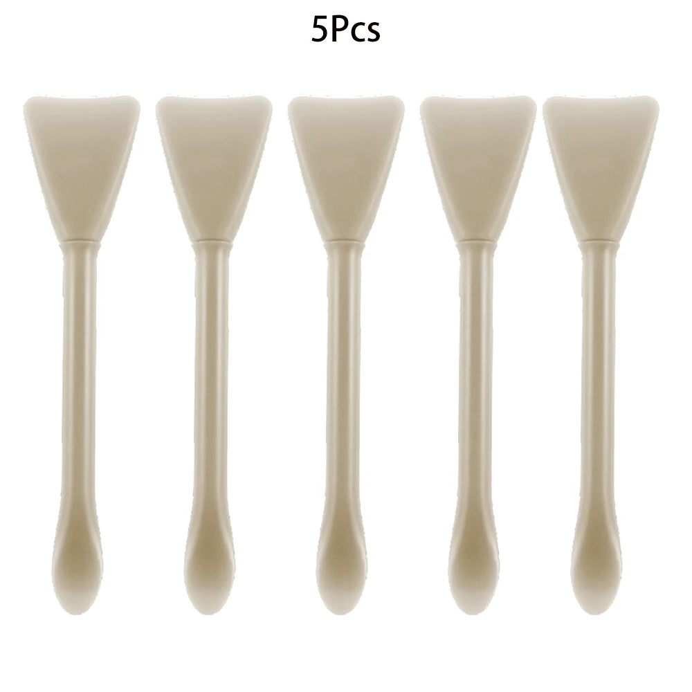 2/5Pcs Multifunction Stirring Brush Soft Silicone Brush Powder Spoon Epoxy Resin Tools for DIY Resin Mold Easy To Clean Glue