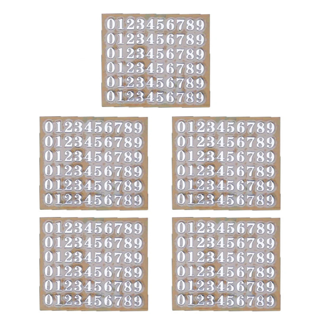 1/3/5/6Pcs 3/4/4.5/9mm Alphabet Letters Numbers Chunky Glitter Epoxy Resin Decorative Stickers