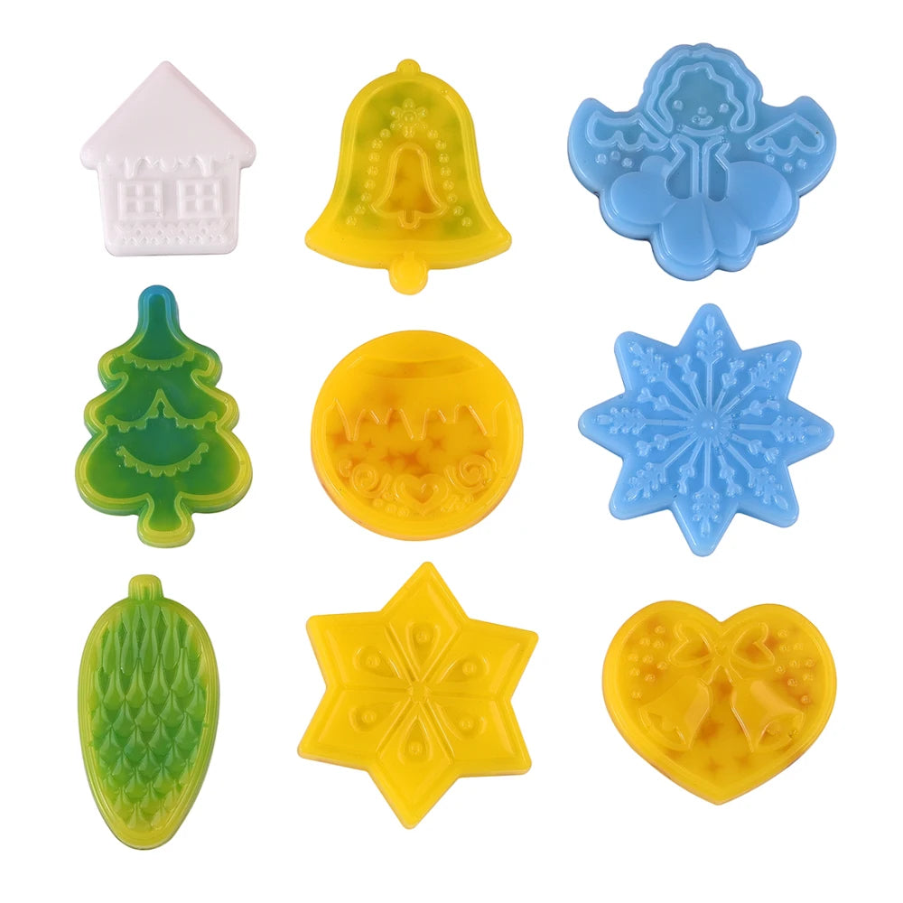 Christmas Mold DIY Resin Crystal Epoxy Mold Snowflake Elk Pendant Keychain Listing Jewelry Silicone Mold Set For Resin