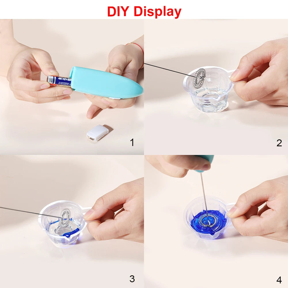 1pcs Mini Blender Electric Hand Stirrer Epoxy Resin Electric Mixer Glue Color Mixing Tool for Resin Mold Jewelry Making Tools