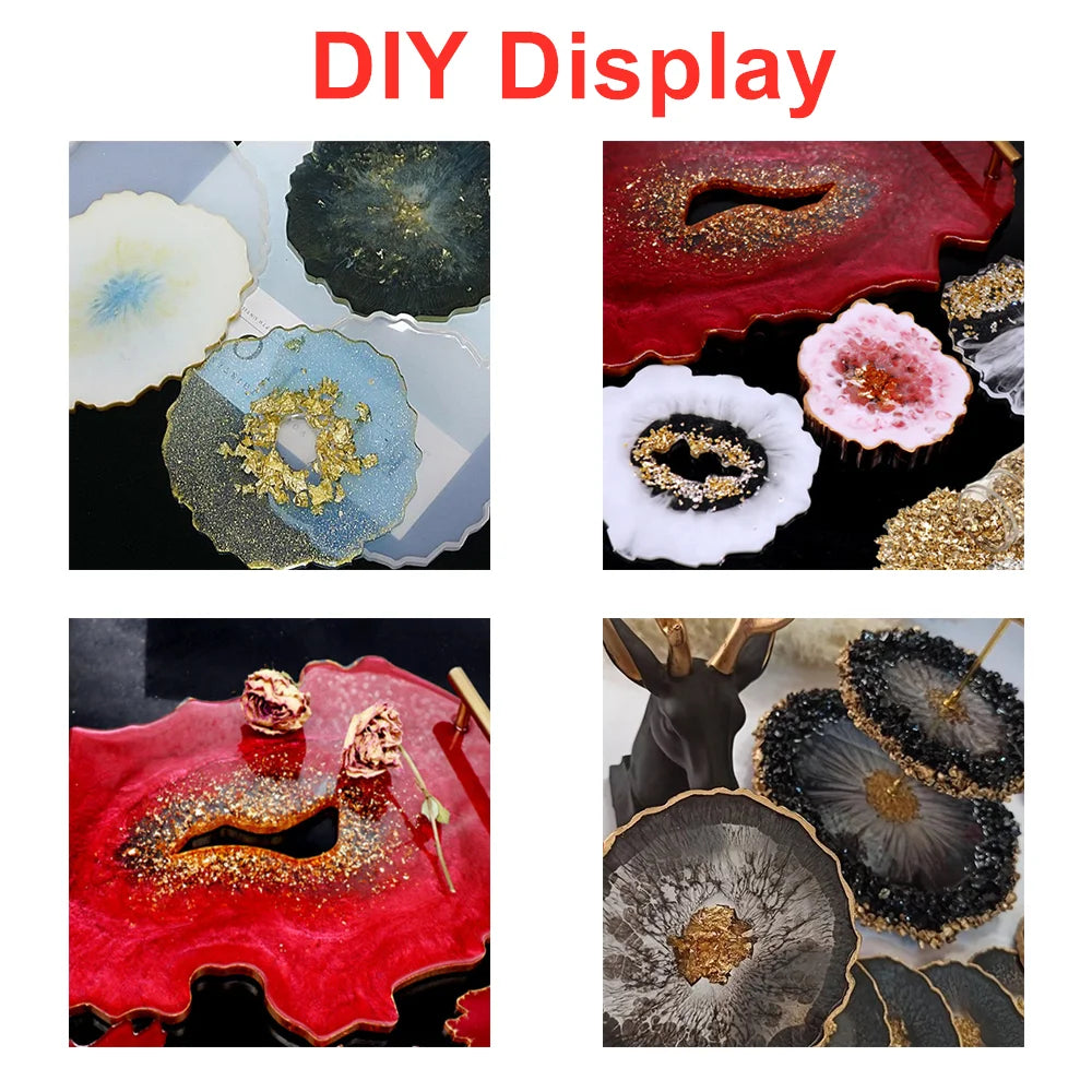 20/50g Glass Metal Crushed Stone Filler DIY Table Decoration Cake Fruit Coaster Filling Decorative Crystal For Epoxy Resin Mold