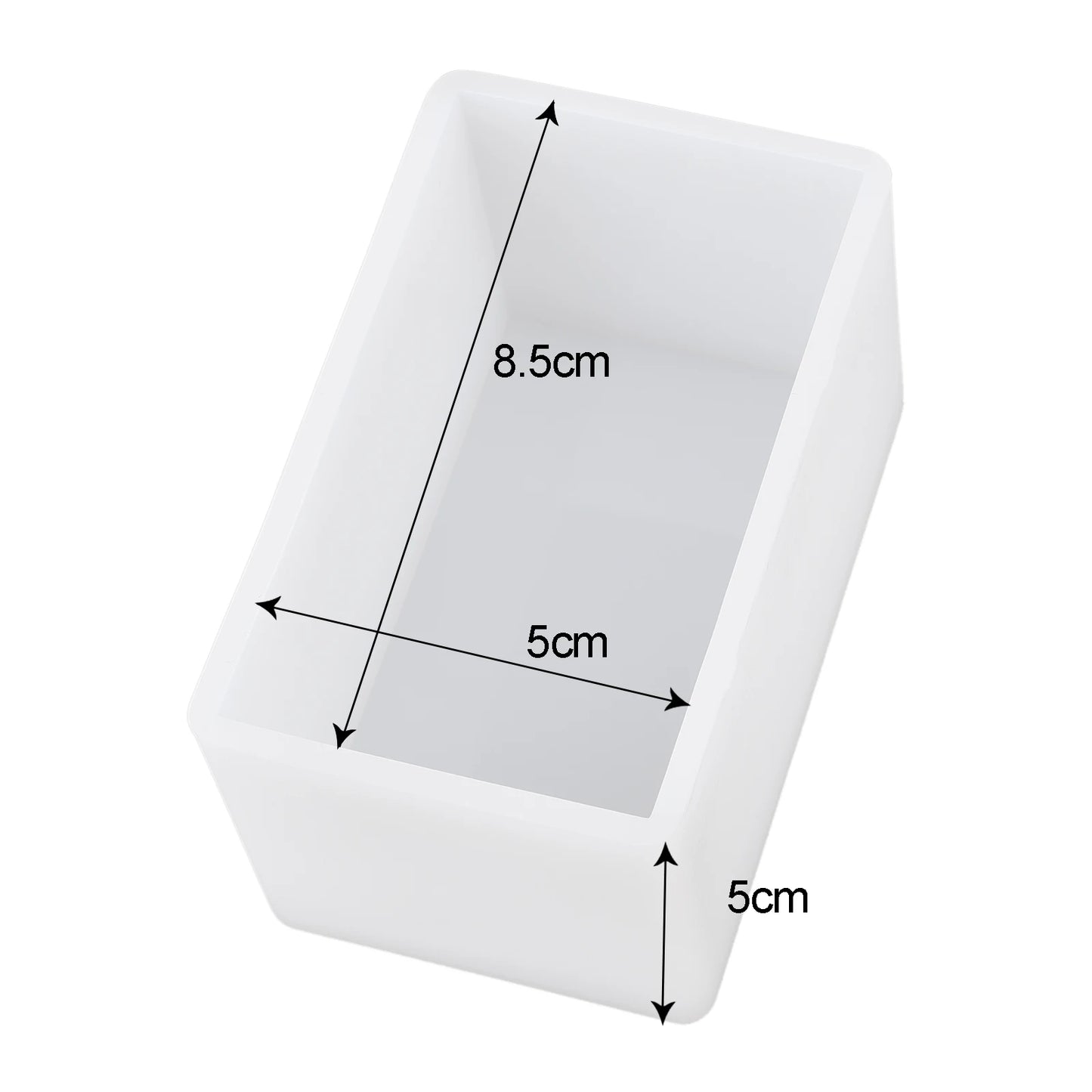 Cuboid Cube Resin Mold Crystal Epoxy Silicone Mold DIY Jewelry Pendant Storage Tray Mold Square Rectangular Casting Accessories