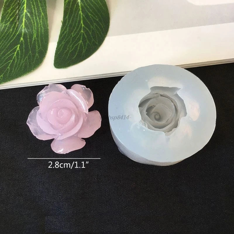 DIY Flower Silicone Molds Epoxy Resin Camellia Peony Daisy Lotus Flower Jewlery Making Tools