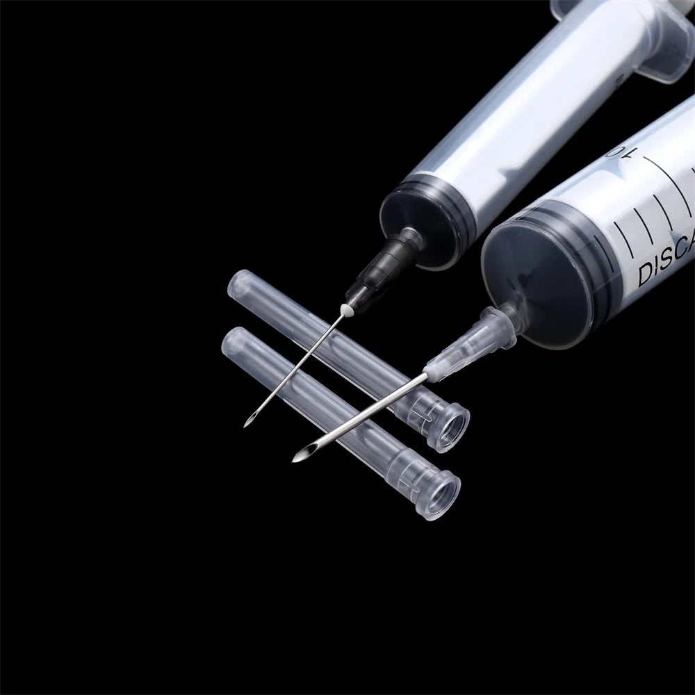 1Pcs 3-60ml Reusable Plastic Syringe with Dispense Needle Liquid Injection Pipette Tools For DIY Epoxy Resin Jewelry Making Tool