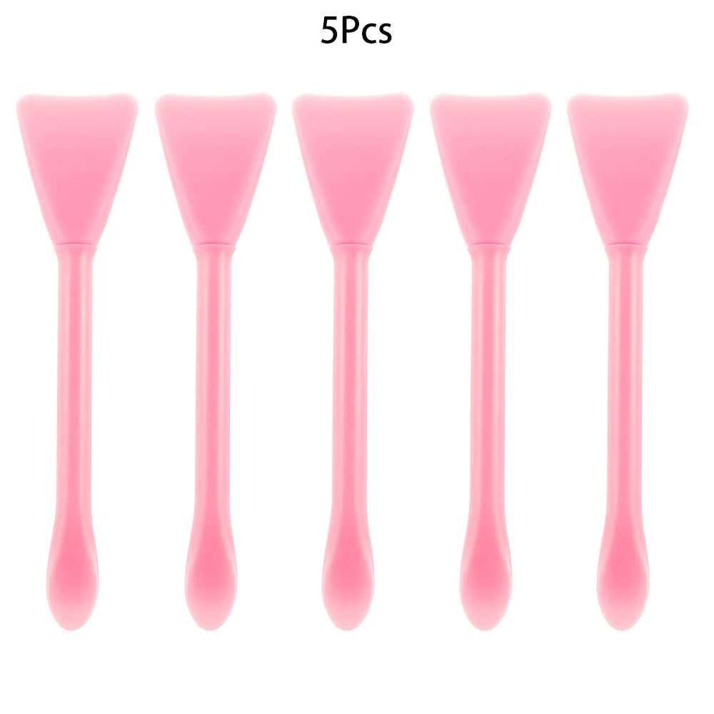 2/5Pcs Multifunction Stirring Brush Soft Silicone Brush Powder Spoon Epoxy Resin Tools for DIY Resin Mold Easy To Clean Glue