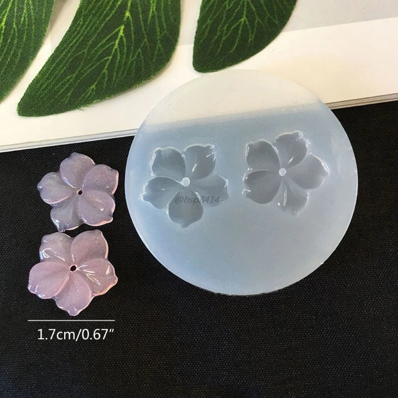 DIY Flower Silicone Molds Epoxy Resin Camellia Peony Daisy Lotus Flower Jewlery Making Tools