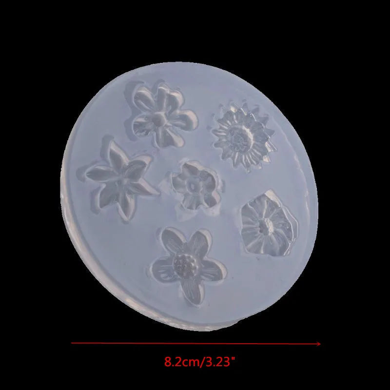 DIY Flower Silicone Molds Epoxy Resin Camellia Peony Daisy Lotus Flower Jewlery Making Tools