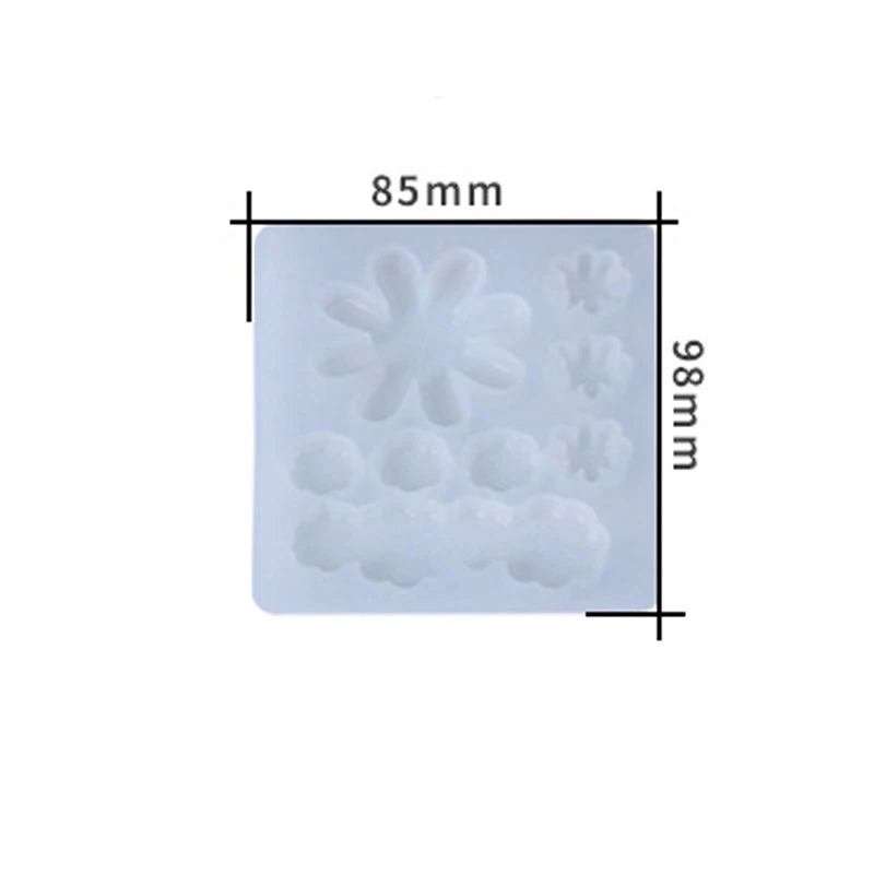 DIY Epoxy Resin Hair Clip Hairpin Silicone Mold Handmade Crystal Resin Casting Molds Resin Jewelry Making Resin Casting Moulds