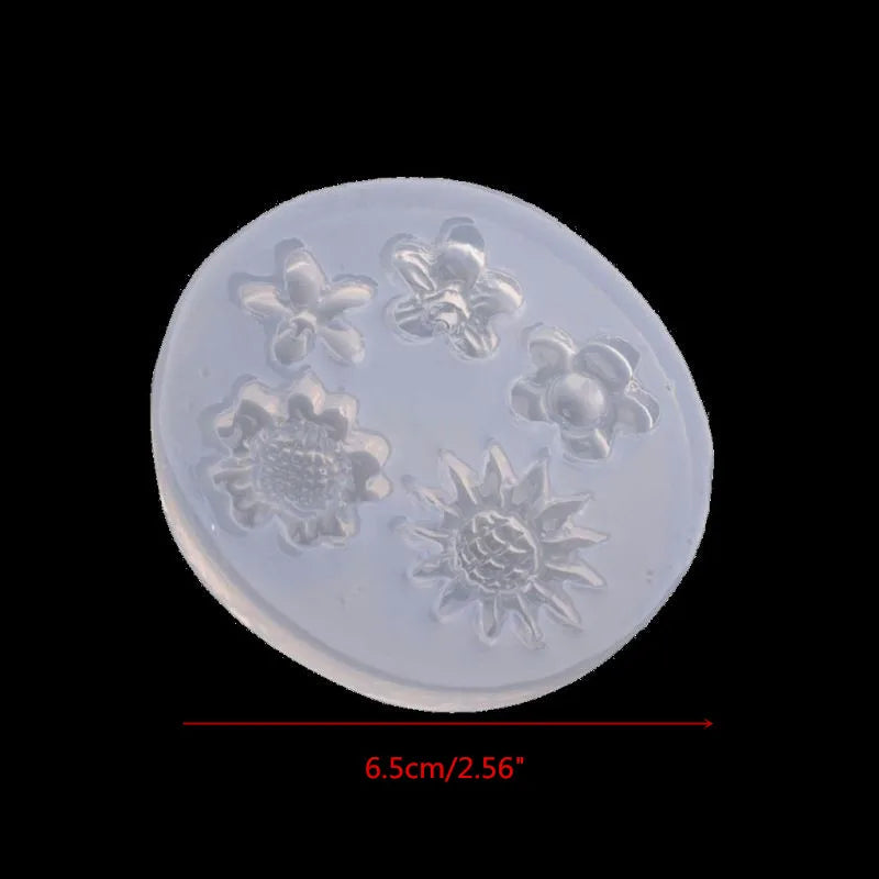 DIY Flower Silicone Molds Epoxy Resin Camellia Peony Daisy Lotus Flower Jewlery Making Tools