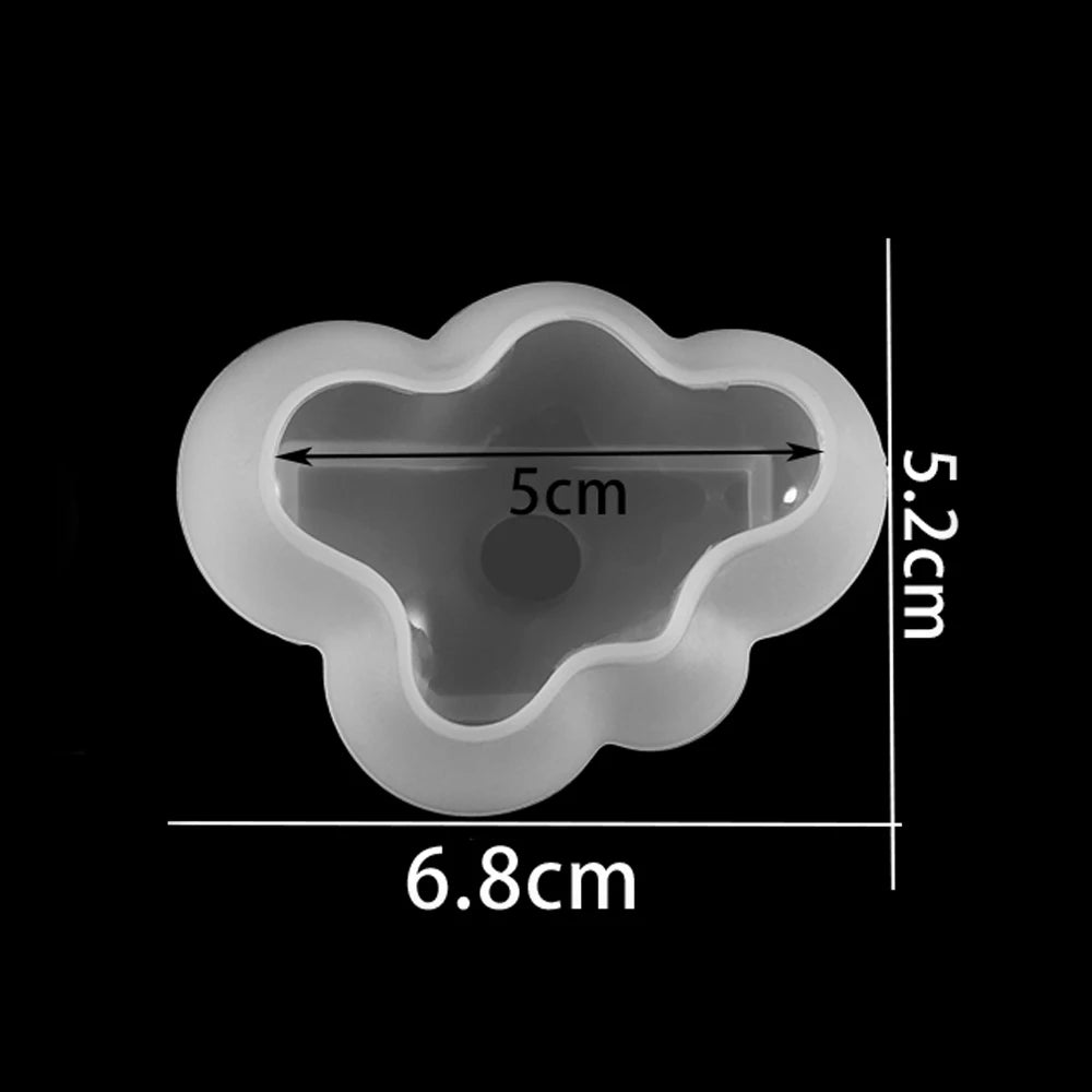 3D Cloud Silicone Resin Epoxy Molds Ice Cube Candy Soap Candle Epoxy Resin Mold Cake Decoration  For DIY Jewelry Baking Tools