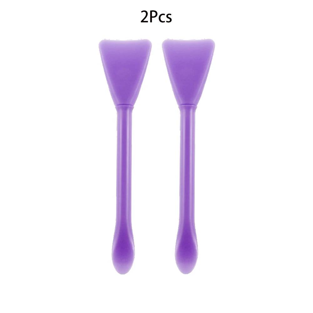 2/5Pcs Multifunction Stirring Brush Soft Silicone Brush Powder Spoon Epoxy Resin Tools for DIY Resin Mold Easy To Clean Glue