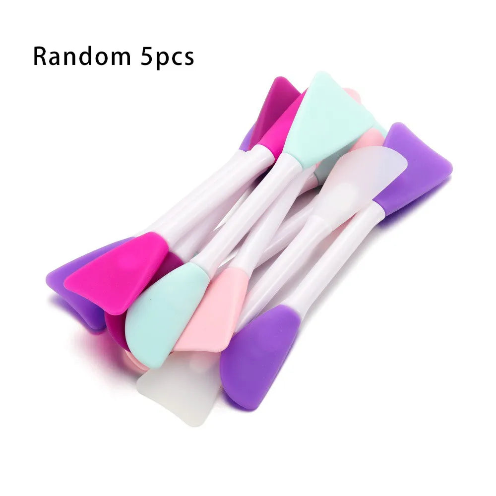 2/5Pcs Multifunction Stirring Brush Soft Silicone Brush Powder Spoon Epoxy Resin Tools for DIY Resin Mold Easy To Clean Glue