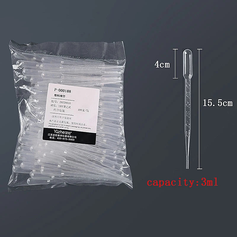 20-150Pcs Disposable Plastic Eye Dropper Transfer Graduated Pipettes for DIY Epoxy Resin Silicone Mold Jewelry Making Tool