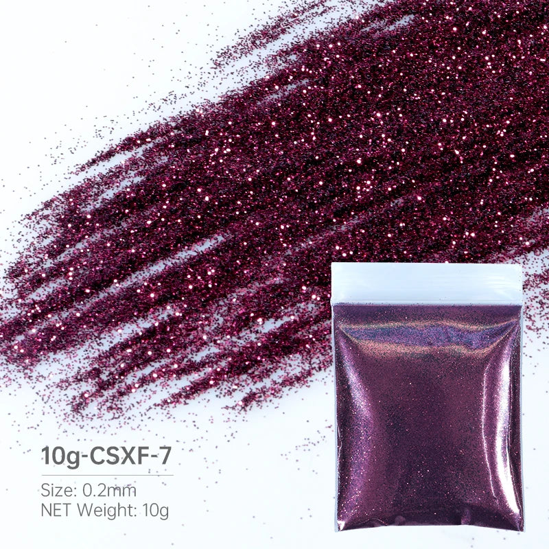 10G Shiny Sugar Powder Epoxy Resin Pigment Iridescent Colored Amazing Sand Resin Sequins Glitter Crafts For Silicone Mold Filler