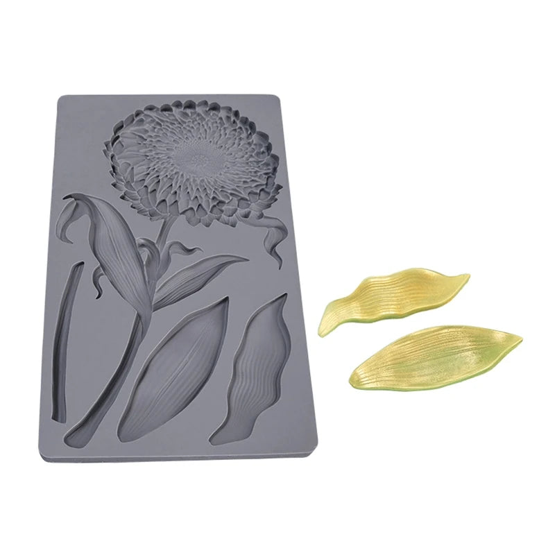 10 Styles 3D Flower Silicone Mold Resin Camellia Peony Daisy Lotus Flower Pendant Jewlery Making Tools Epoxy Resin Molds