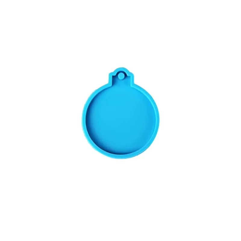 1/4Pcs Christmas Ball Ornament Epoxy Resin Silicone Mold For DIY Keychain Pendant Xmas Tree Pendant Casting Decoration Supplies