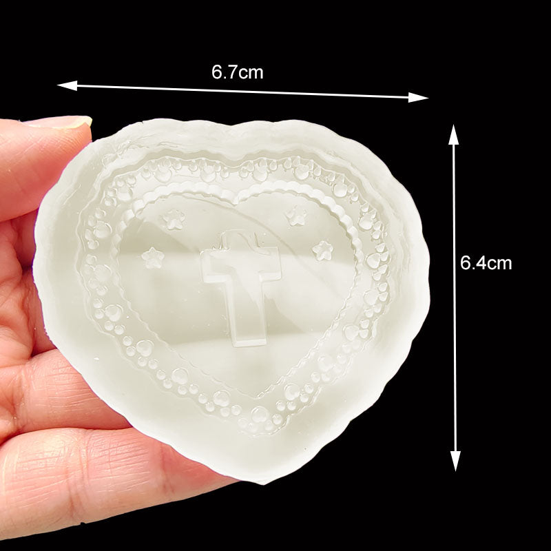 DIY Butterfly Heart Round Shaker Mold Silicone Epoxy Resin Molds Jewelry Tool Accessories