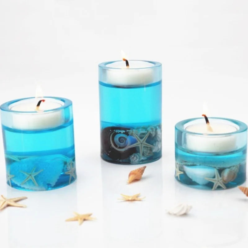 Candle Resin Crystal Epoxy  Mold DIY Large Medium and Small Aromatherapy Candle Tray  mirror Mold Home Decoration Storage