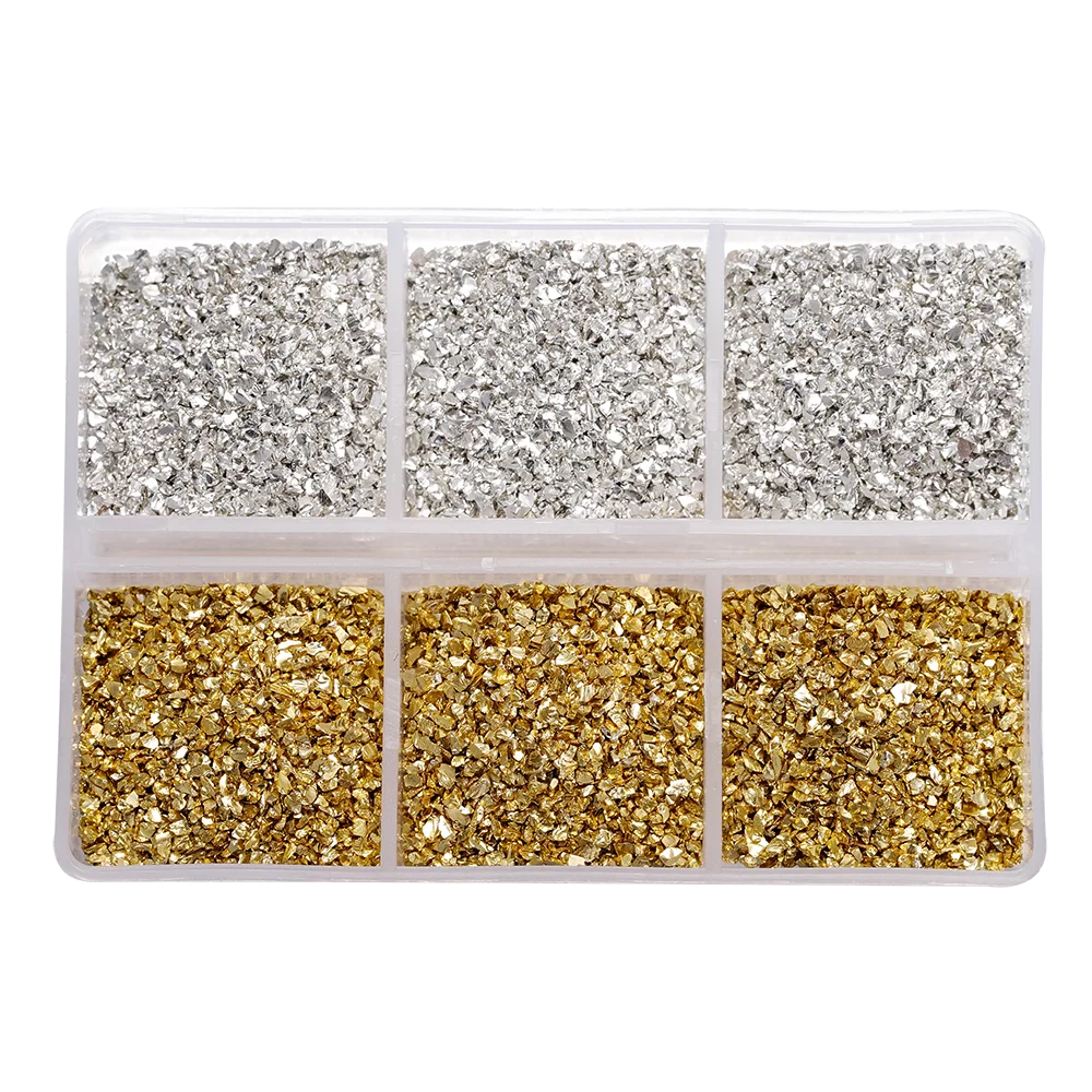 30g/Box Crushed Glass Stones Resin Filling Irregular Broken Stone for DIY Epoxy Resin Mold Crafts Nail Art Decoration Material