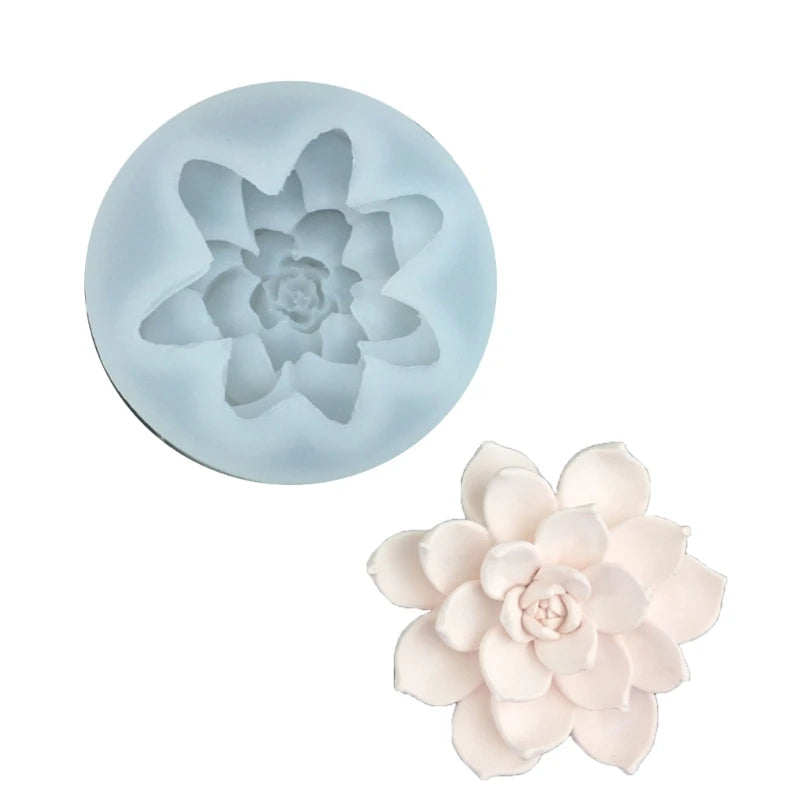 10 Styles 3D Flower Silicone Mold Resin Camellia Peony Daisy Lotus Flower Pendant Jewlery Making Tools Epoxy Resin Molds