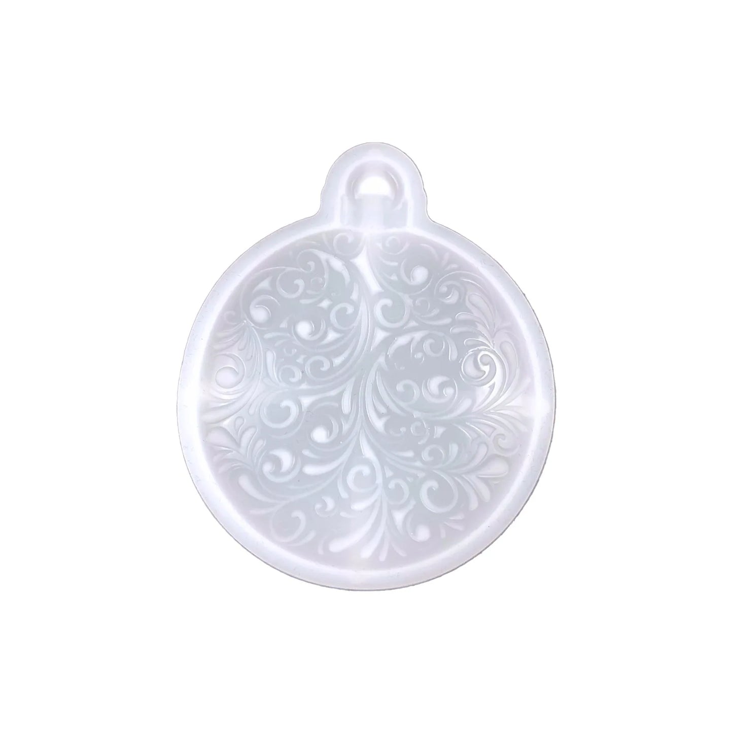 1/4Pcs Christmas Ball Ornament Epoxy Resin Silicone Mold For DIY Keychain Pendant Xmas Tree Pendant Casting Decoration Supplies