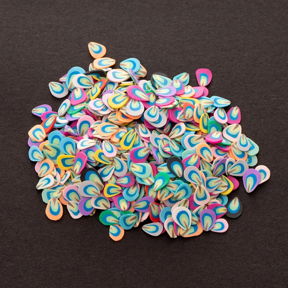 1000Pcs Polymer Clay Resin Fruit Slice for Epoxy Silicone Mold DIY Craft Jewelry Cellphone Decoration Accessory Making Supplies