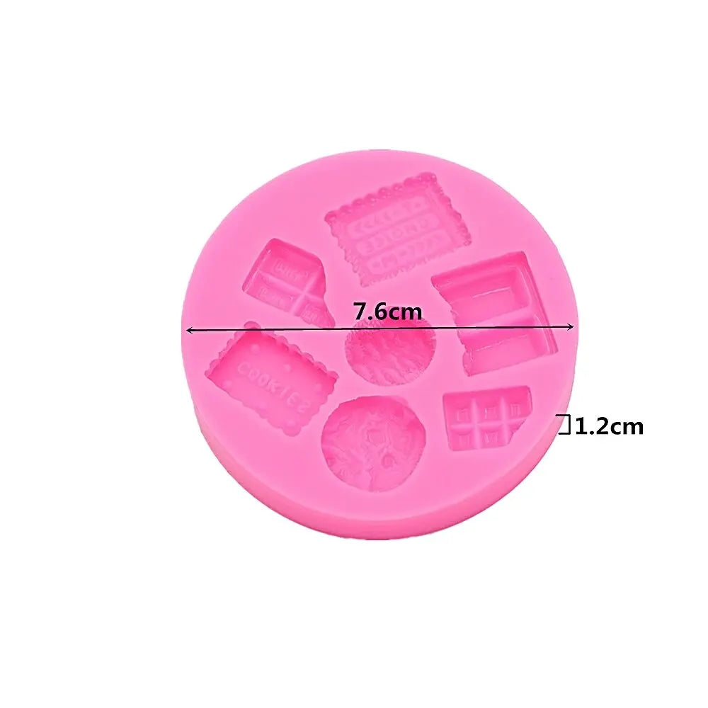 Cartoon Ice Cream Candy Candy Cakes Silicone Mold DIY Handmade Chocolate Crafty Cakes Dessert Decoration Baking Gadgets New