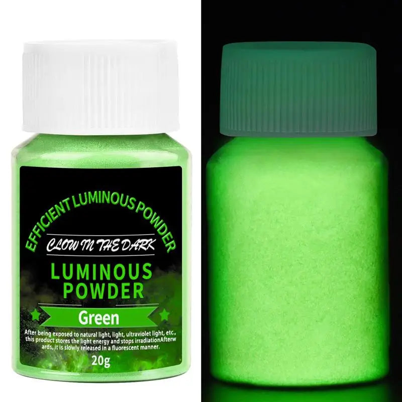 20g/Bottle Luminous Powder Resin Pigment Glow In Dark DIY Epoxy Resin Mold Crafts Jewelry Making Supplies Luminous Pigment Dye