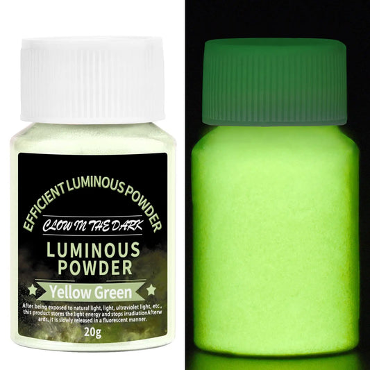 20g/Bottle Luminous Powder Resin Pigment Glow In Dark DIY Epoxy Resin Mold Crafts Jewelry Making Supplies Luminous Pigment Dye