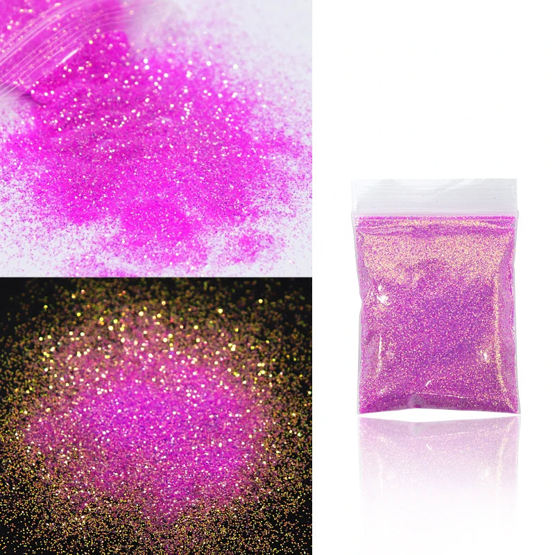 10g Holographic Glitter For Epoxy Resin Filling Laser Gold Silver Fine Powder Loose Sequins Silicone Mold Tumbler Art DIY Crafts