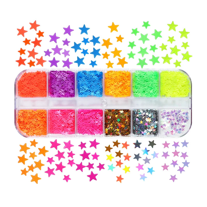 Aurora Iridescent Irregular Glitter Flakes Epoxy Resin Filling Chunky Sequins Large Fragment Resin Mold Filler DIY Crafts Making