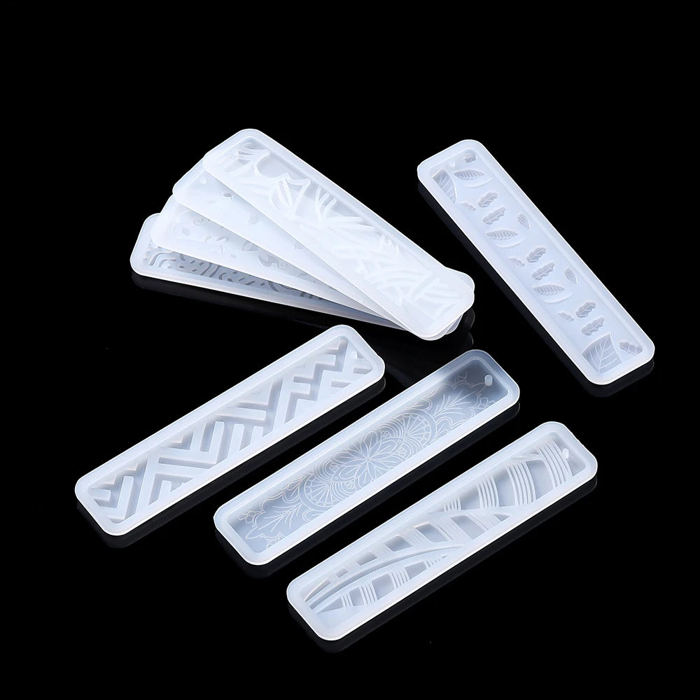 DIY Pendant Bookmark Silicone Mold Crystal Epoxy Resin Casting Mould For Handmade Accessories Crafts Jewellery Making Supplies