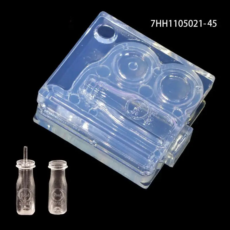 3D Jar Resin Mold Set Soft Silicone Mould Resin Cup Storage Container Mini Molds Unique Cylinder Bottle for Jewelry Making Tools