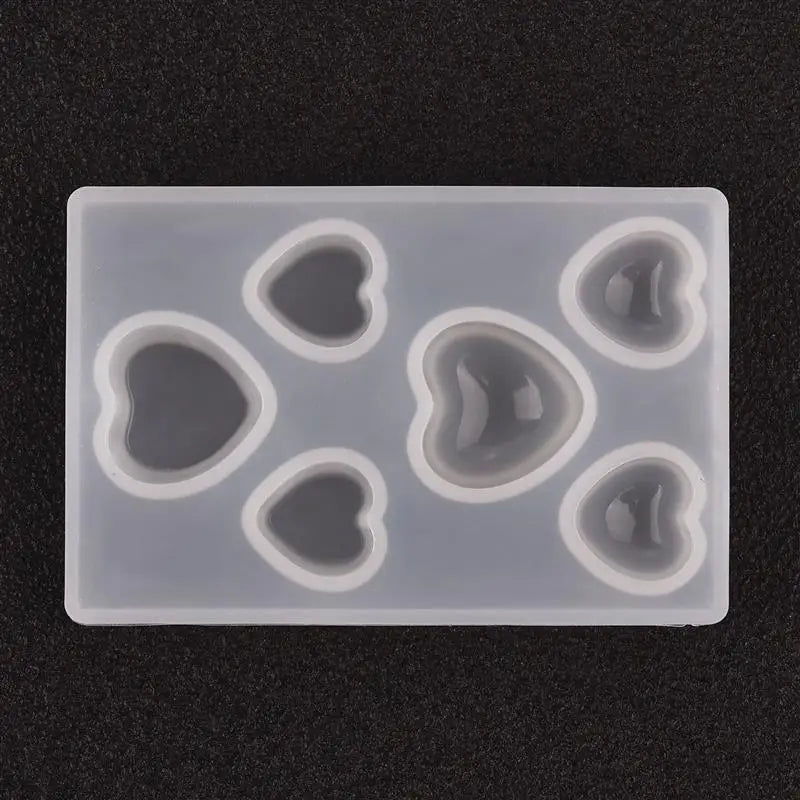 DIY Crystal Epoxy Resin Heart Cat Claw Cabochon Silicone Molds DIY Dried Flowers Jewelry Pendant Moulds UV Resin Mold