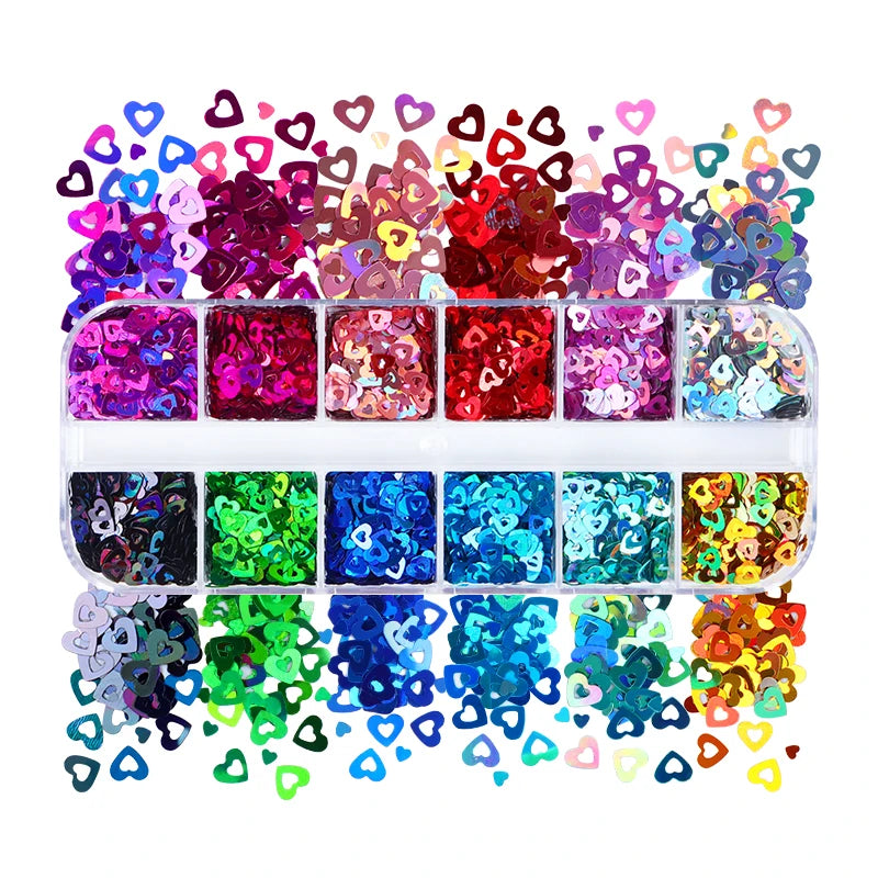 Aurora Iridescent Irregular Glitter Flakes Epoxy Resin Filling Chunky Sequins Large Fragment Resin Mold Filler DIY Crafts Making