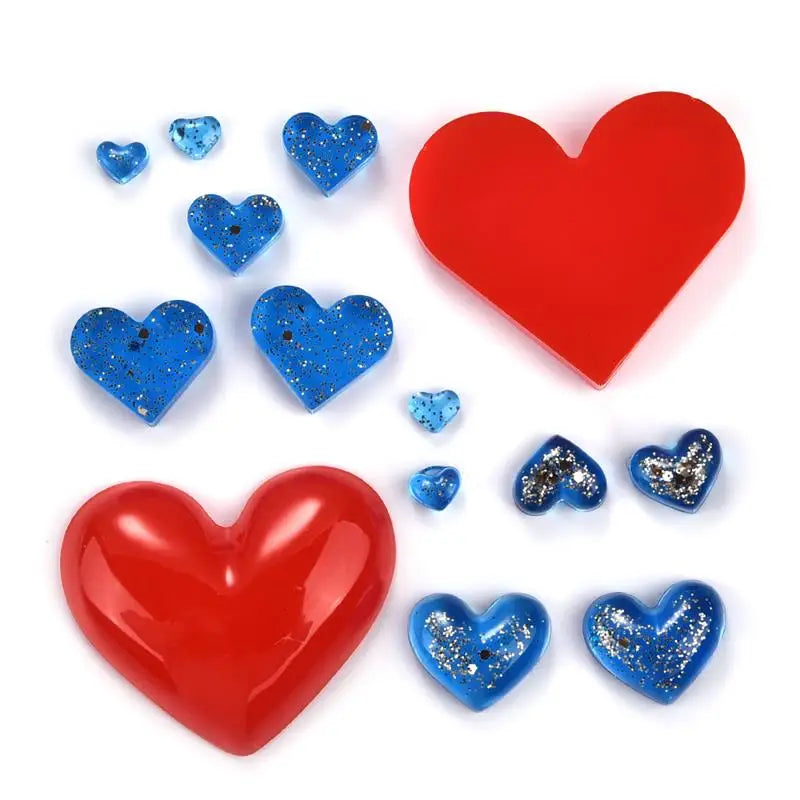 DIY Crystal Epoxy Resin Heart Cat Claw Cabochon Silicone Molds DIY Dried Flowers Jewelry Pendant Moulds UV Resin Mold